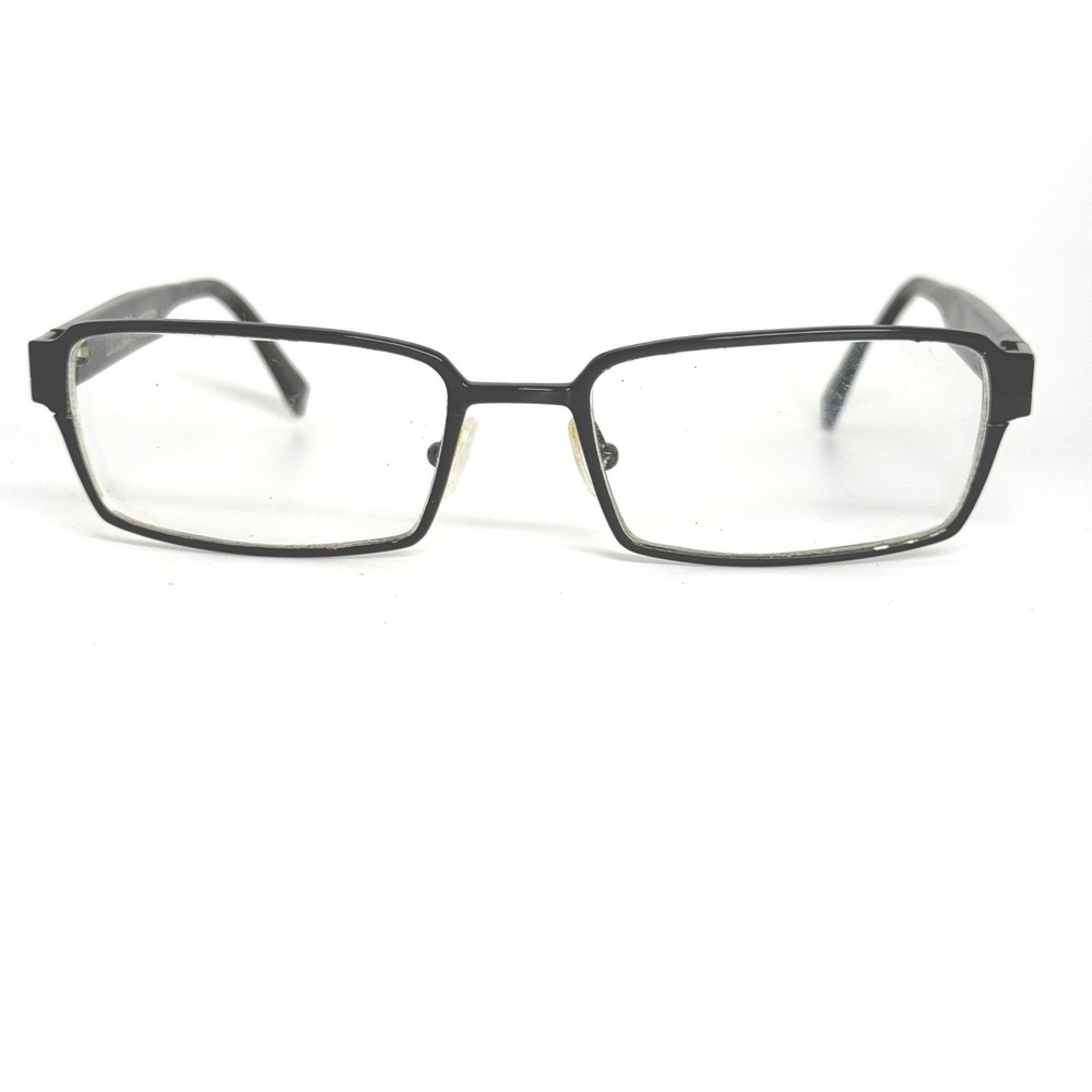John Varvatos V133 Black‎ Rectangular Eyeglasses Frames 55-18-140 22040